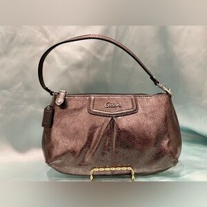 COACH - Glitter Metallic Silver Wristlet/Wallet - NWOT !